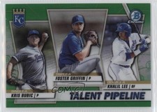 2020 Bowman Green Refractor 67/99 Foster Griffin Khalil Lee Kris Bubic nd3
