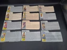 Vintage GI Joe Hasbro File Card Lot of  12. 6 GI Joe, 6 Enemy. MG