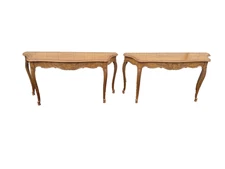 64590    PAIR    THOMASVILLE French Country Sideboard Console Table s