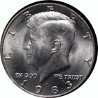 1983-D Kennedy Half Dollar - Gem BU   #262