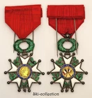 Knight Order of the Legion of Honor. III°Republic. enamels. Silver. France