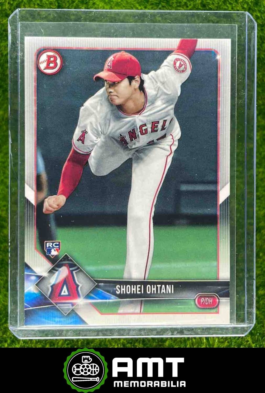 スポーツ選手 2018 Bowman Shohei Ohtani #49 Amazon.com: 2018 Bowman #49 Shohei Ohtani RC Rookie Baseball