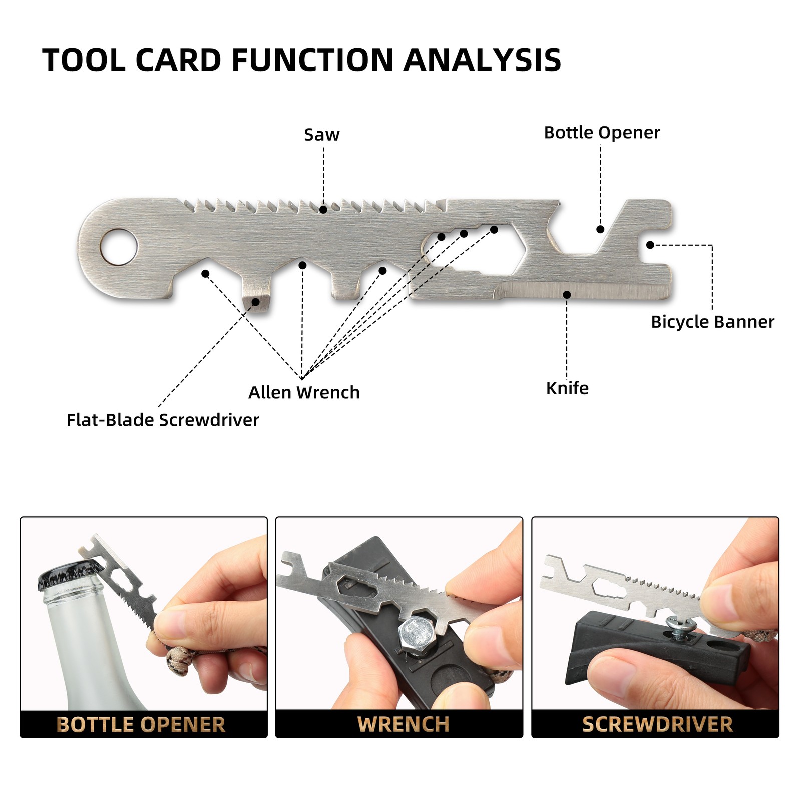Piston Fire Starter Fire Starting Tool Kit With Compass Multifunctional TCQ DUDT