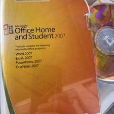 Microsoft Office Home Student 2007 Sealed Win32 Word Excel PowerPoint