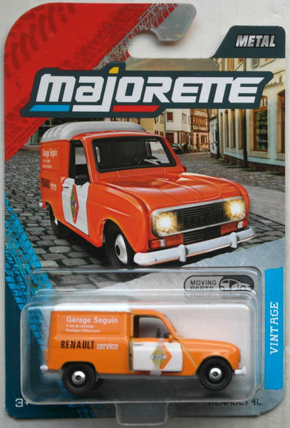 Majorette Vintage Premium Cars Renault 4L F4 Orange/Weiß Neu/Ovp Oldtimer Auto-image