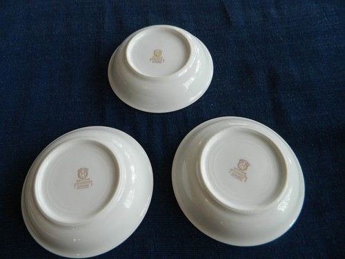 Noritake China Circa 1921 "Pheasant" (3) 5 1/4" Fruit Bowls 4-4 - Picture 6 of 7