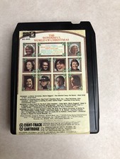 The Wonderful World Of Christmas 8 Track Vintage Working Captiol Records 8025