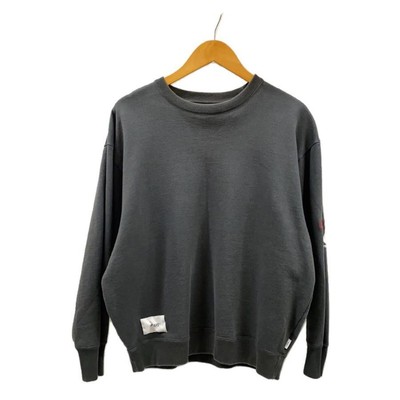 WTAPS Sweatshirts Plain Size: 3 Gray Men Cotton 232ATDT-CSM18 | eBay