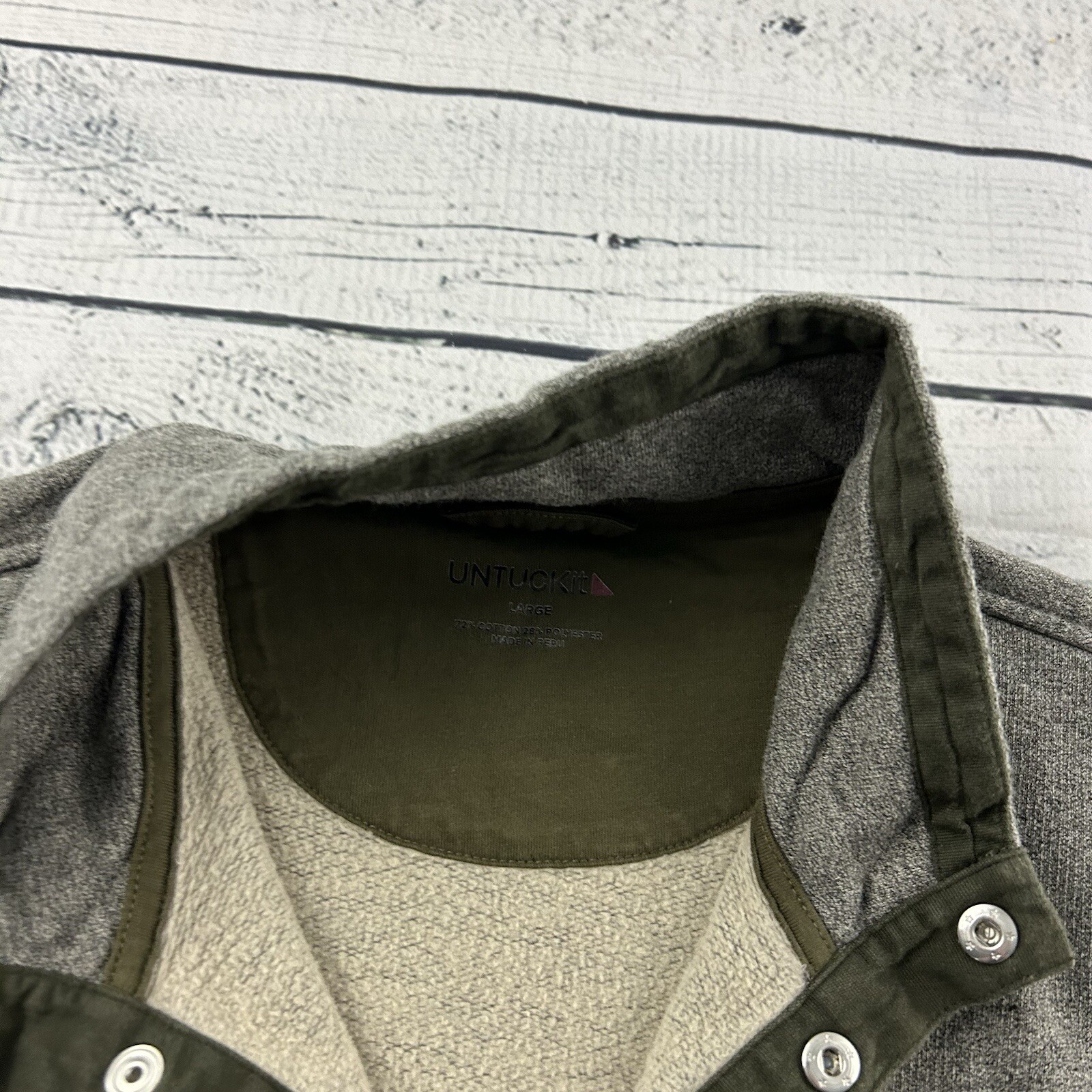 UnTuckIt Parkson Pullover Snap Button Jacket Men'… - image 2