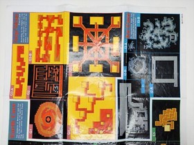 Final Fantasy 1990 Nintendo NES Dungeon Maps / Item Chart NES-FF-USA(A)