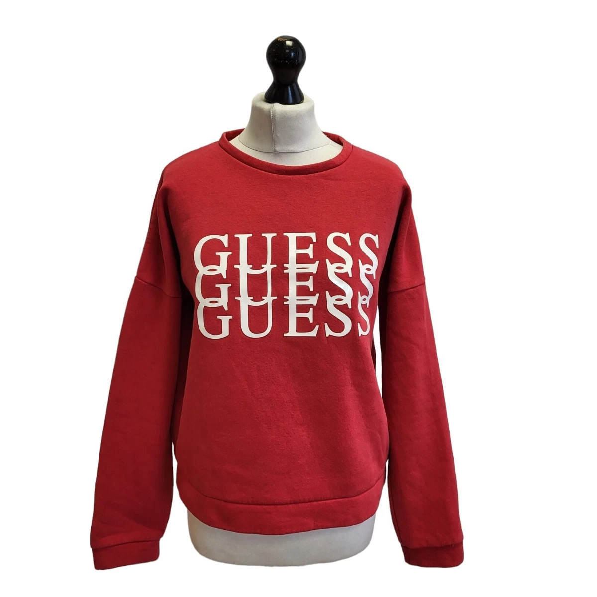 Guess top red sweatshirt