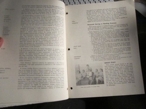1963 ECI CATALOG GUNTER AFB EXTENSION COURSE AIR UNIVERSITY BOOKLET BBA-23C - Picture 6 of 8