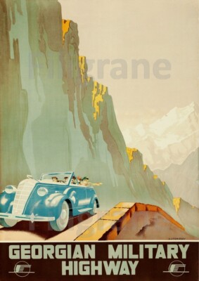 Poster Vintage MONT BLANC TRAIN Rard – Affiche HQ 40x60cm