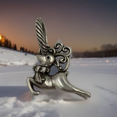 Brighton Dancer REINDEER in Flight Charm NWOT JC2450