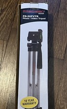 Precision Design 50" PD-50PVTR Compact Travel Camera Tripod Bubble Level Case