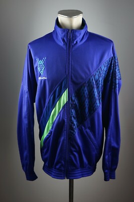 lotto Tennis vintage Herren Jacke Gr. L 90s Sport Track Top Jacket AJ9