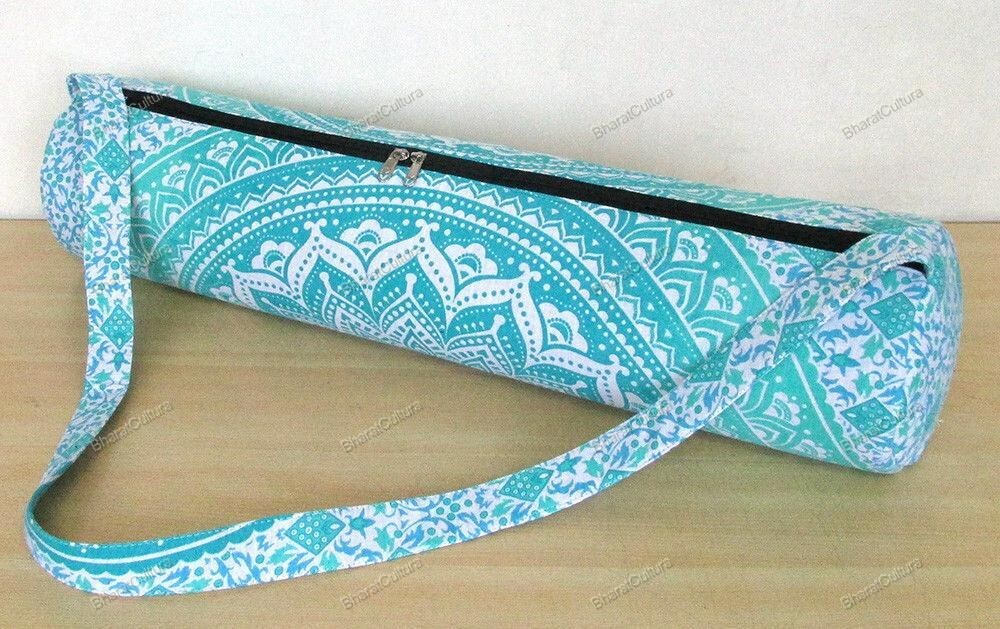 Bolso De Yoga Mandala Con Correa Para Hombro Grande Hecho A Mano