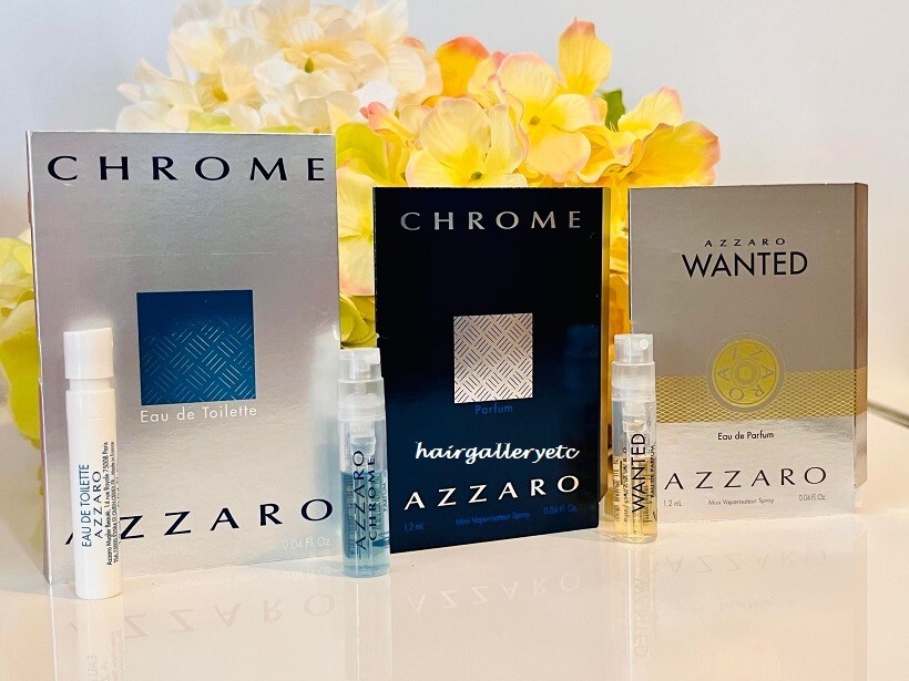 Azzaro Wanted Azzaro Chrome Parfum EDT Perfume Sampler ml