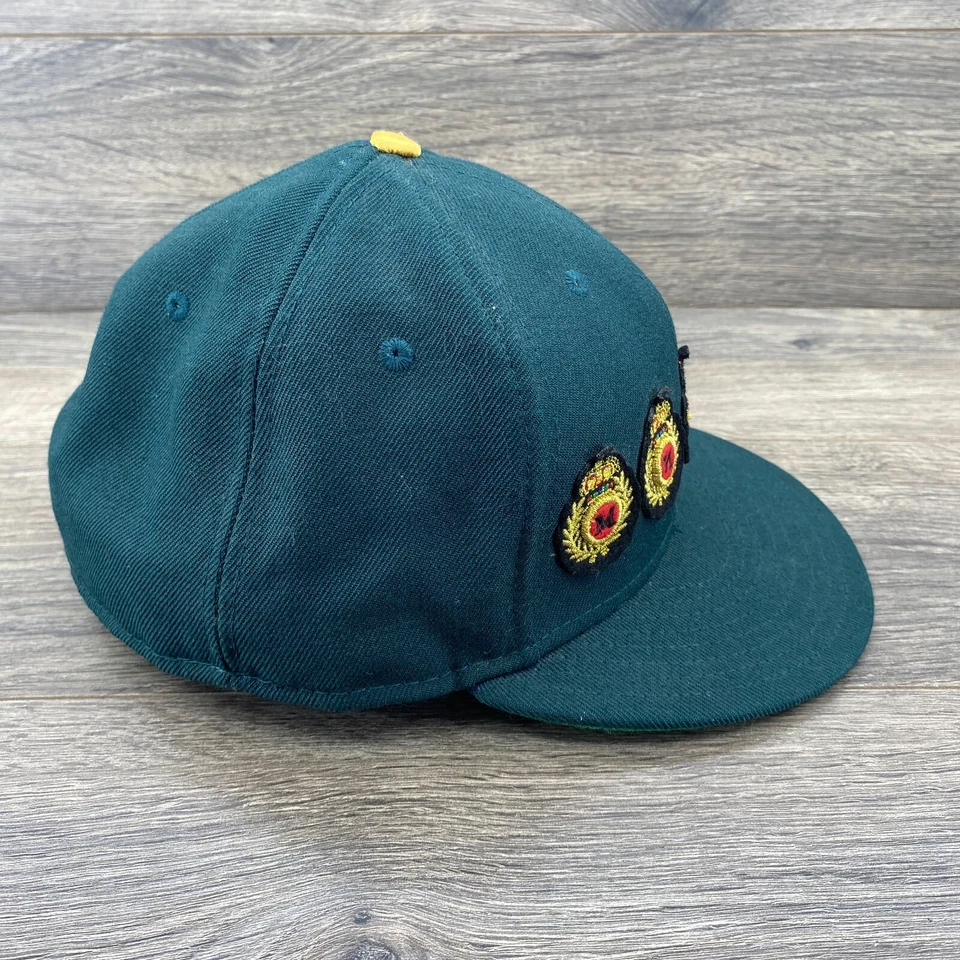 Gorra de béisbol New Era x Mishka Mnwka x NASH Collab 59Fifty talla 7 5/8 verde Foto 2 de 4