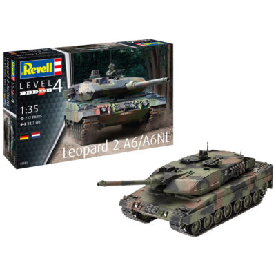 Panzer Leopard 2A6/A6NL Bausatz 1:35 Deutsch Kampfpanzer Bundeswehr Revell 03281