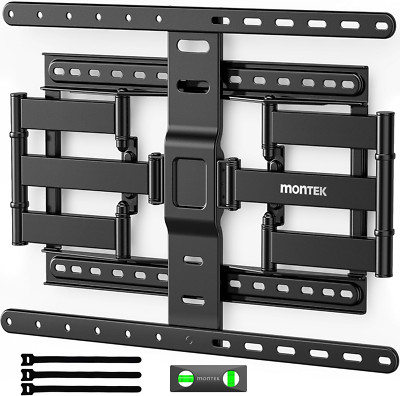 Ultra Slim Full Motion TV Wall Mount for 43-90 Inch TVs, 132lbs Capacity