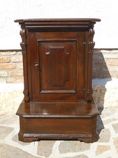 Antico Inginocchiatoio Bugnato Comodino Luigi XIV NOCE epoca '600 RESTAURATO