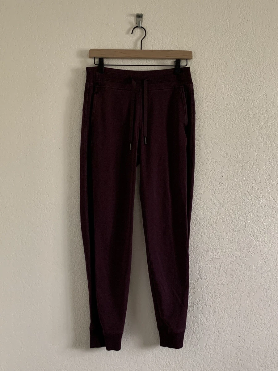 Lululemon N60416 Plum Athletic Gym Joggers Sweat Pants - Women’s Size 2