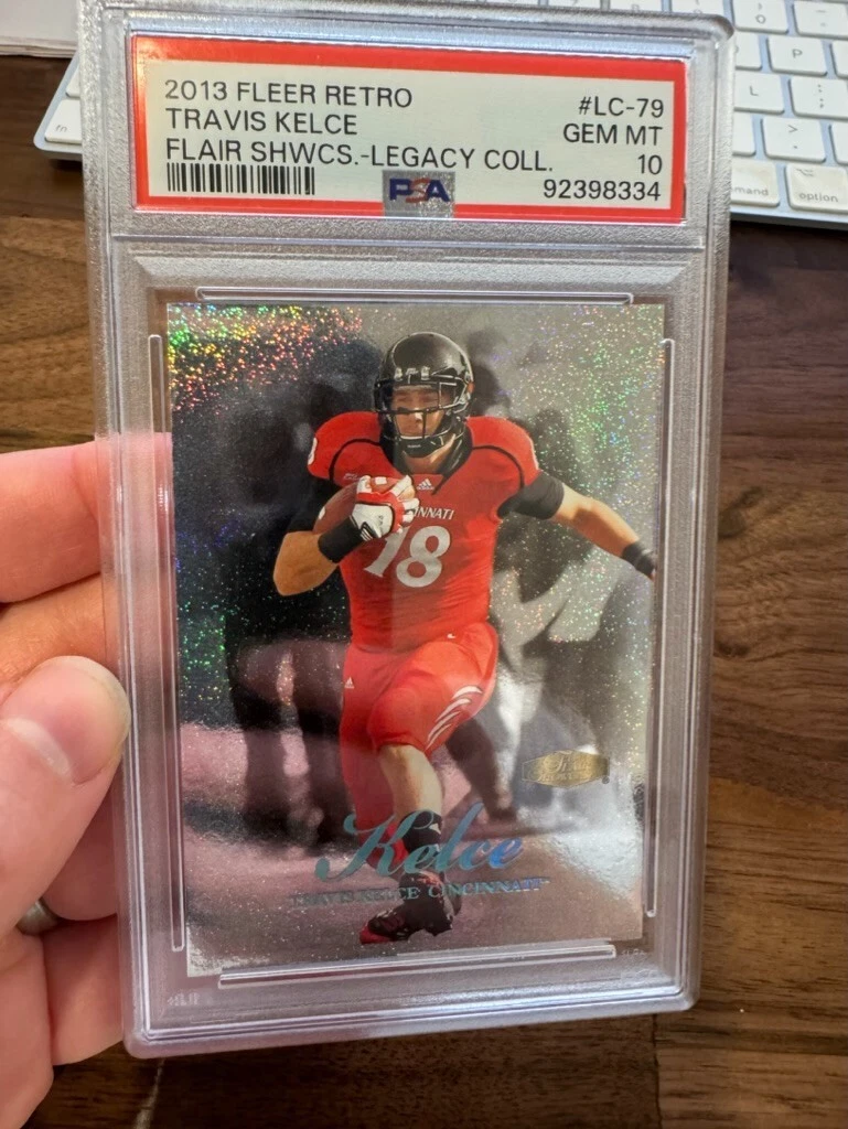 Travis Kelce Fleer Retro 1999 Flair Showcase #LC79 Legacy Collection