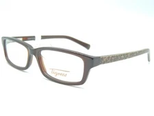 Tigress TGS 109 001 Brown Eyeglass Frame 52 15 135