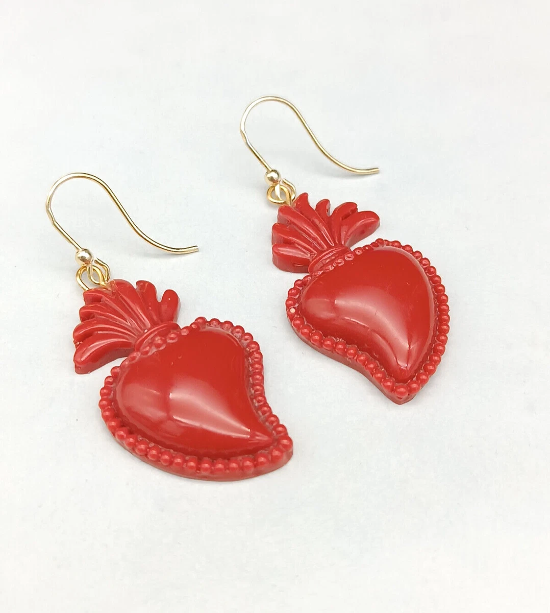 Completo Orecchini Collana Corallo Rosso Naturale| Made In Italy - Foto 5