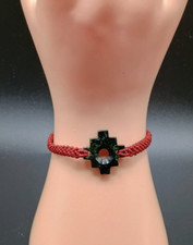 Unisex Woven Macramé Thread Bracelet Natural...