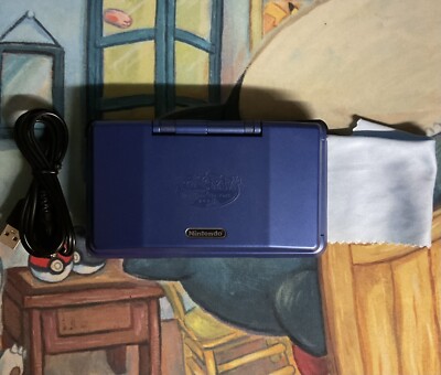 Reshelled Nintendo DS Pokepark Limited Edition Cobalt Blue Handheld System
