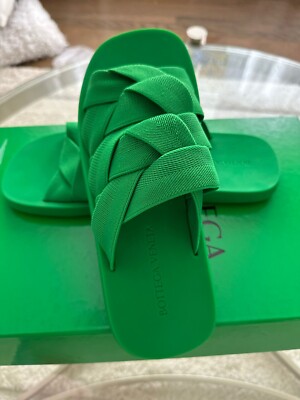 BOTTEGA VENETA 651402 Men's Slide Sandals Intrecciato Starfish