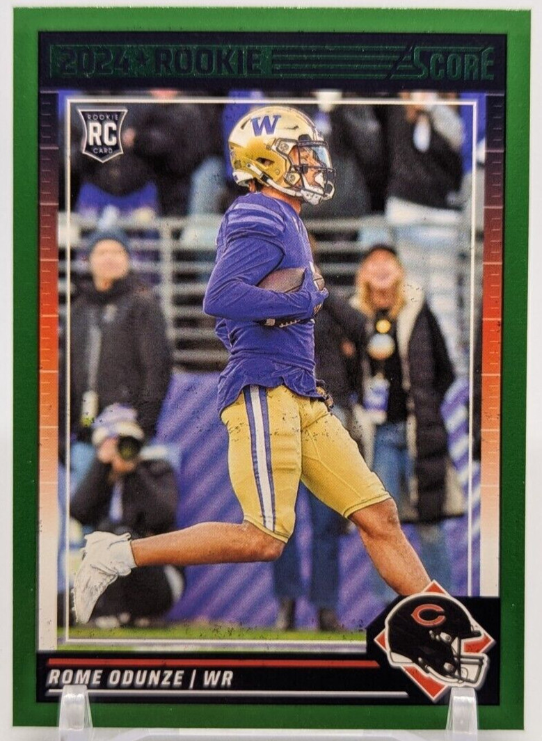 🏈2024 Score - Rookies Green #309 Rome Odunze (RC)🏈Chicago Bears