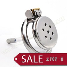 Stainless Steel Male Chastity Device Pocket Size Chastity Cage Men Metal Locking