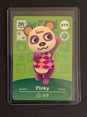 Pinky - 319 - Animal Crossing Amiibo Card | eBay