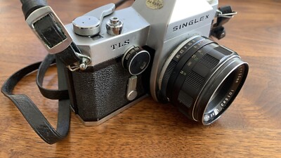 Appareil Photo Argentique Ricoh Singlex TLS Avec Objectif Auto Rikenon 1 2 8 Diametre 55mm