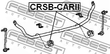 ✅Fits FEBEST CRSB-CARII BUSHING STABILIZISER BAR ⭐UK Seller⭐ - Image 4