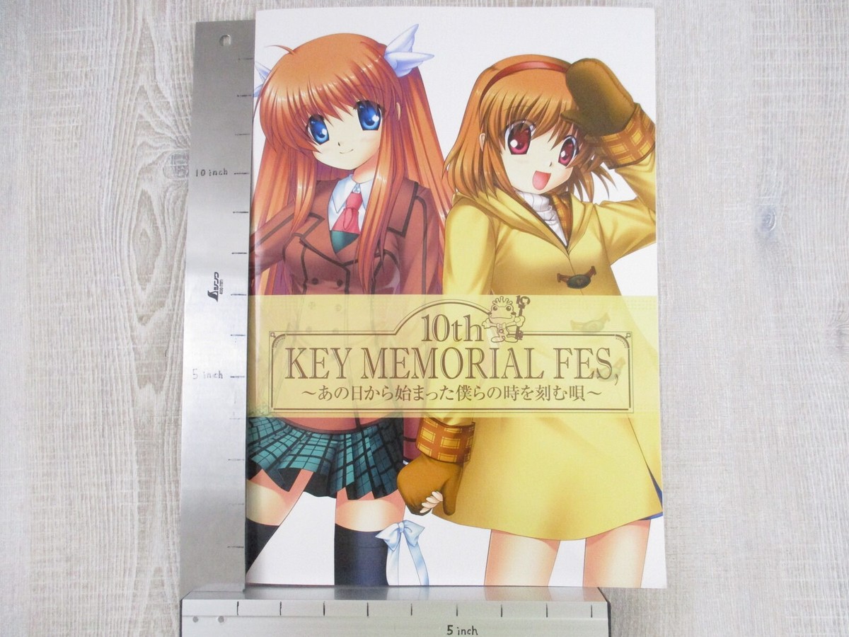 KEY 10th MEMORIAL FES. w/CD Kanon Air Clannad Rewrite Art Fan Book