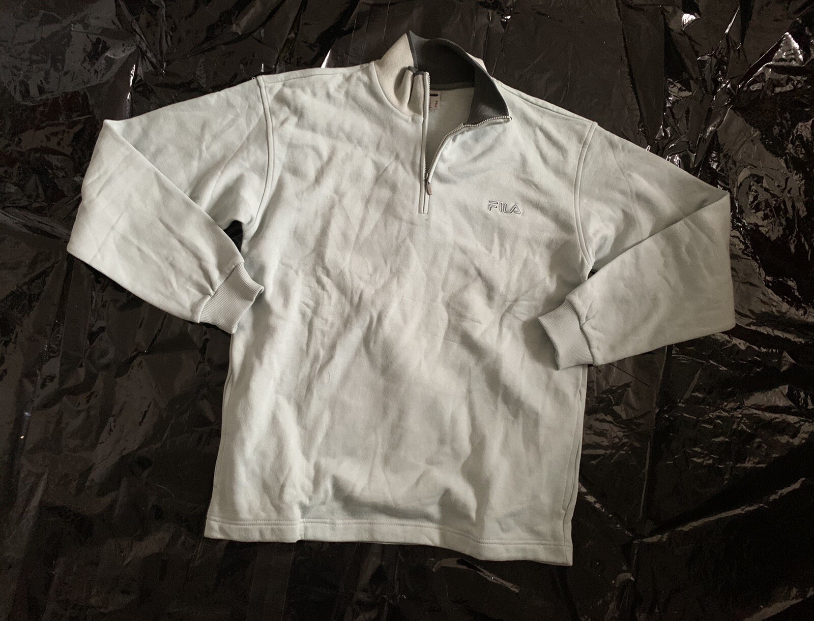 Pullover Fila taglia M retrò vintage felpa con cappuccio pullover Fila