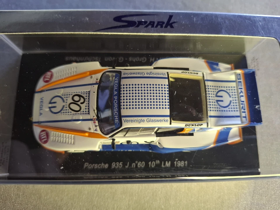 PORSCHE - 935 J #60 Le Mans 1981 Spark 1/43  S2024 - Immagine 2 di 3