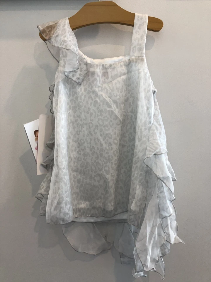 Nueva túnica plateada Kate Mack talla 4 Foto 2 de 2