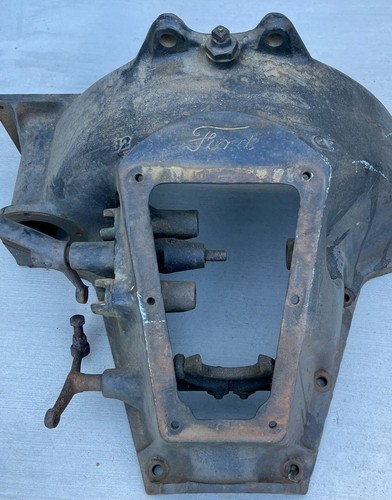 Antique 1915-1927 Ford Model T Transmission Cover " Hog Head " Cast Iron - Picture 3 of 18