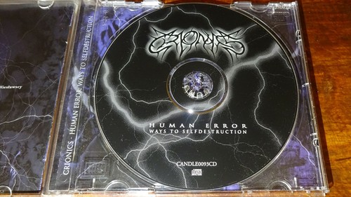 Crionics Human Error CD Melodic Black Death Metal Behemoth Emperor Vesania Hate - Imagen 9 de 12
