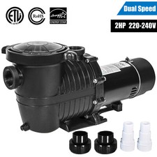 2-Speed 1.5/2HP High-Flo INGROUND Swimming PO...
