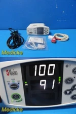 2012 Masimo Set Rad 87 Rainbow Monitor W/ SpO2 Sensor & Cable, Mount Plate~27509