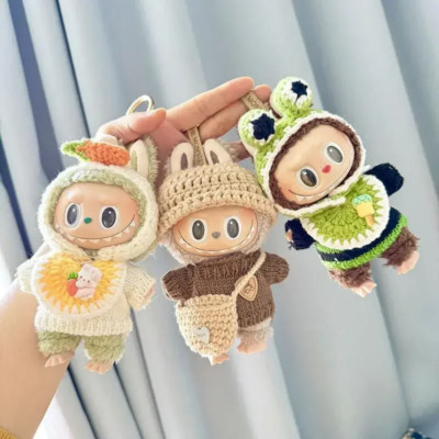 18 Different Styles Doll Clothes Outfit Set Sweater for Labubu Plush