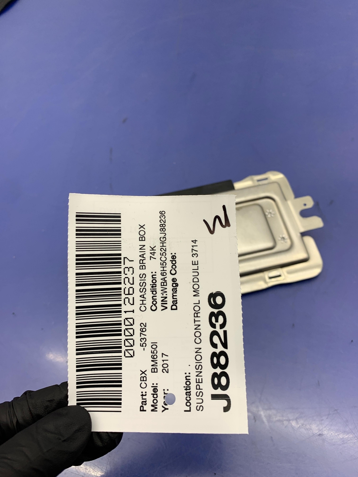 2012 - 2019 BMW 650I F13 COUPE OEM SUSPENSION CONTROL MODULE  