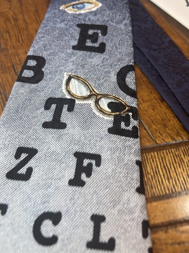 EYE BALLS DOCTOR DRESS SUIT DESIGNER NECKTIE TIE FREE SHIPPING - Picture 3 of 3