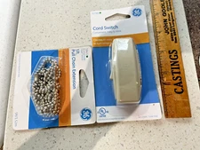 GE CORD SWITCH AND 5 FOOT  PULL CHAIN EXTENSION BRAND NEW IN BOXES